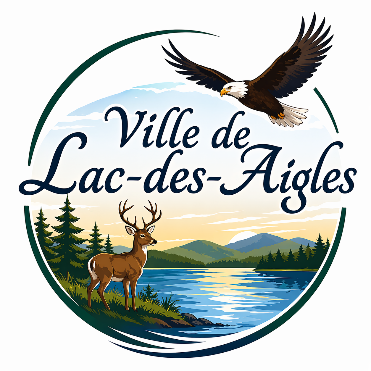 Ville de Lac des Aigles emblem