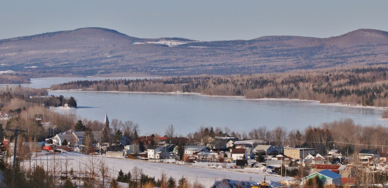 vue de la croix hiver